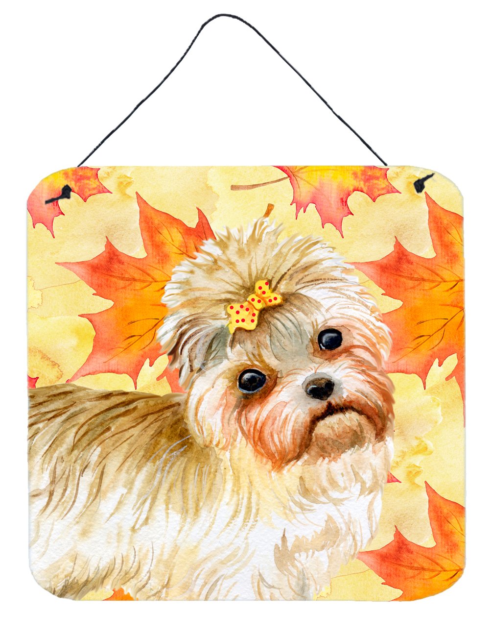 Morkie Fall Wall or Door Hanging Prints BB9929DS66 by Caroline&#39;s Treasures
