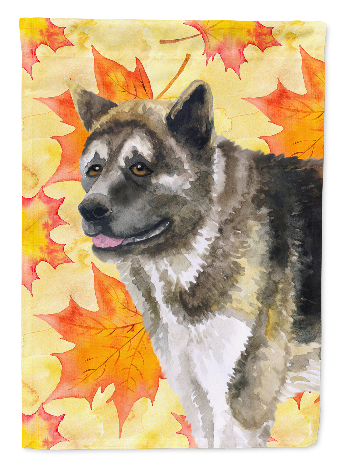 American Akita Fall Flag Canvas House Size BB9930CHF  the-store.com.