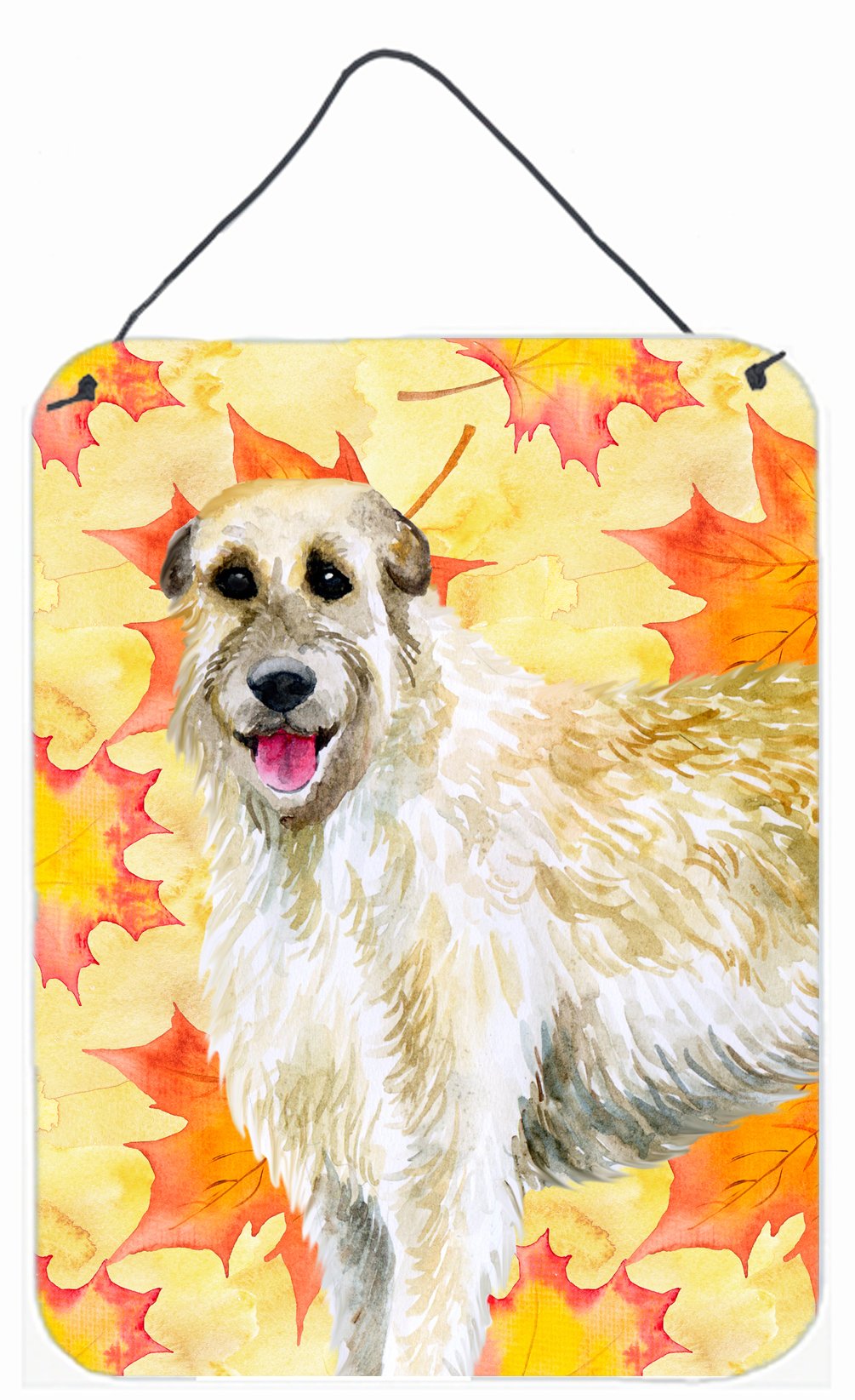 Irish Wolfhound Fall Wall or Door Hanging Prints BB9931DS1216 by Caroline&#39;s Treasures
