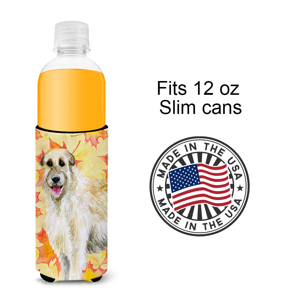 Irish Wolfhound Fall  Ultra Hugger for slim cans BB9931MUK  the-store.com.