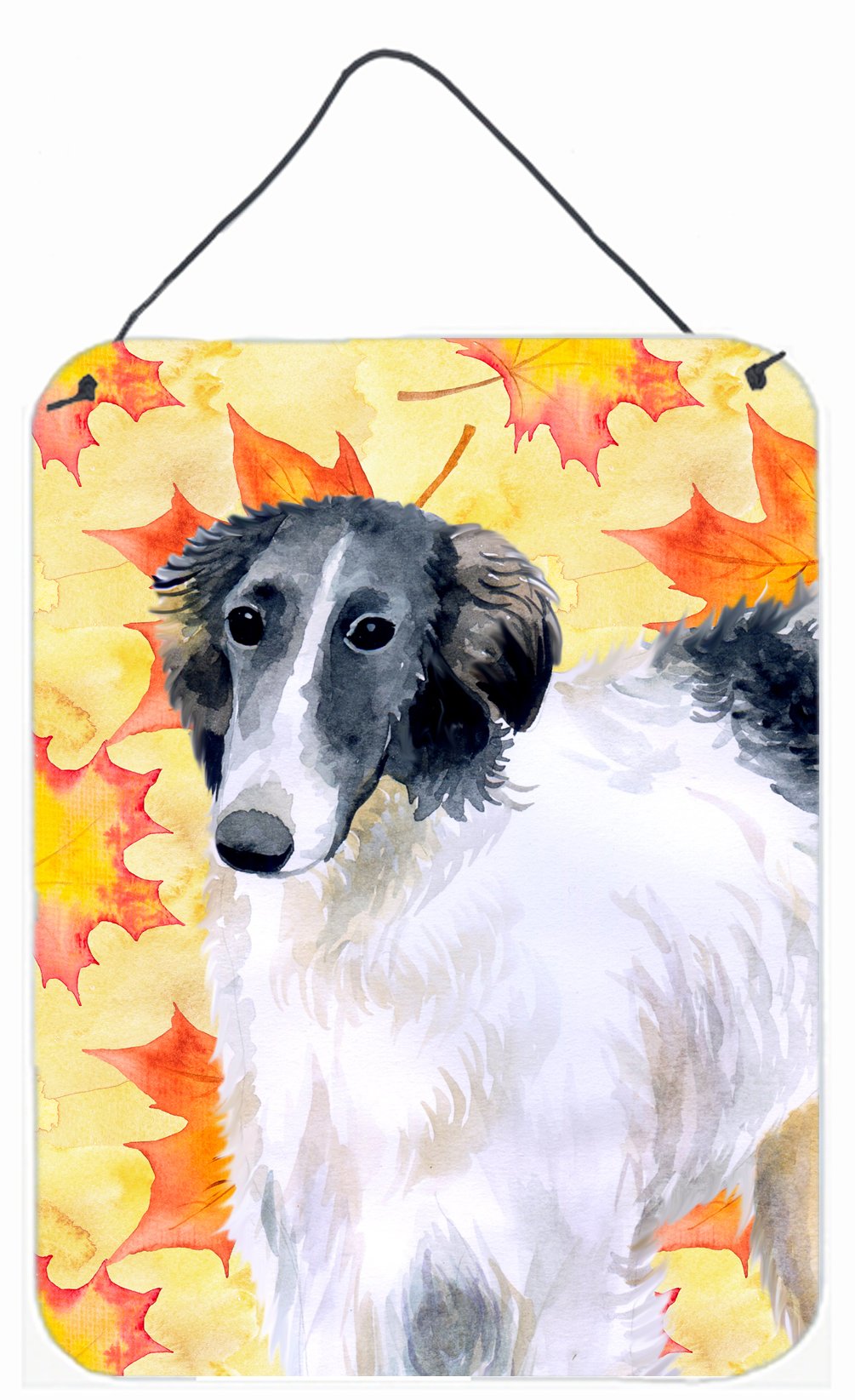 Borzoi Fall Wall or Door Hanging Prints BB9933DS1216 by Caroline&#39;s Treasures
