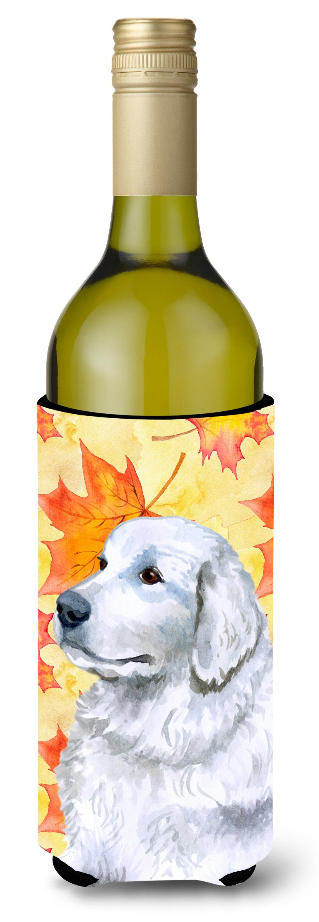 Maremma Sheepdog Fall Wine Bottle Beverge Insulator Hugger BB9936LITERK by Caroline&#39;s Treasures