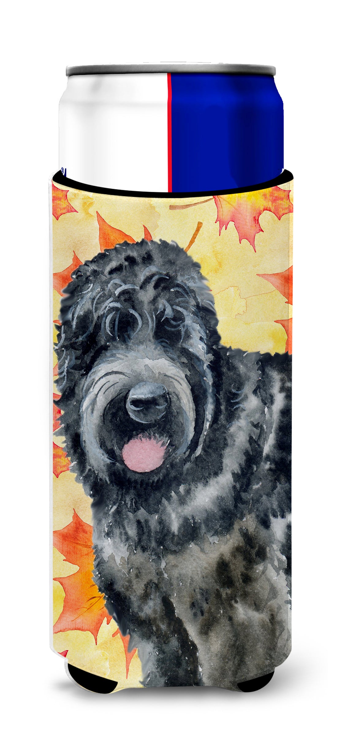 Black Russian Terrier Fall  Ultra Hugger for slim cans BB9938MUK  the-store.com.