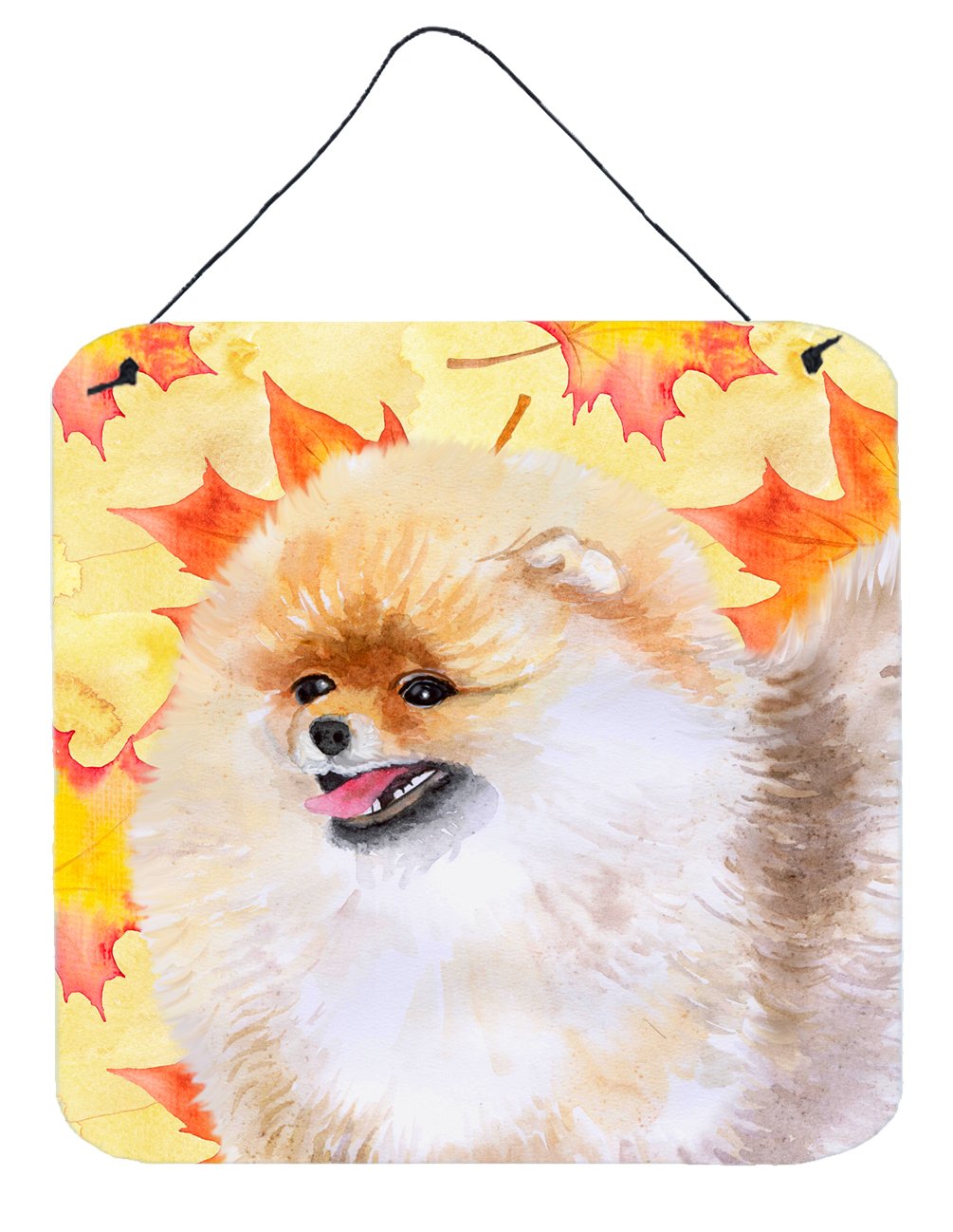 Pomeranian Fall Wall or Door Hanging Prints BB9943DS66 by Caroline&#39;s Treasures