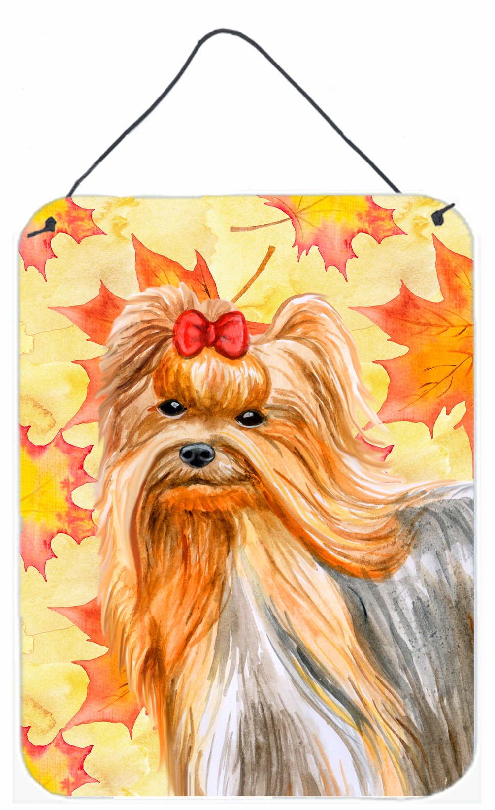 Yorkshire Terrier Fall Wall or Door Hanging Prints BB9946DS1216 by Caroline's Treasures