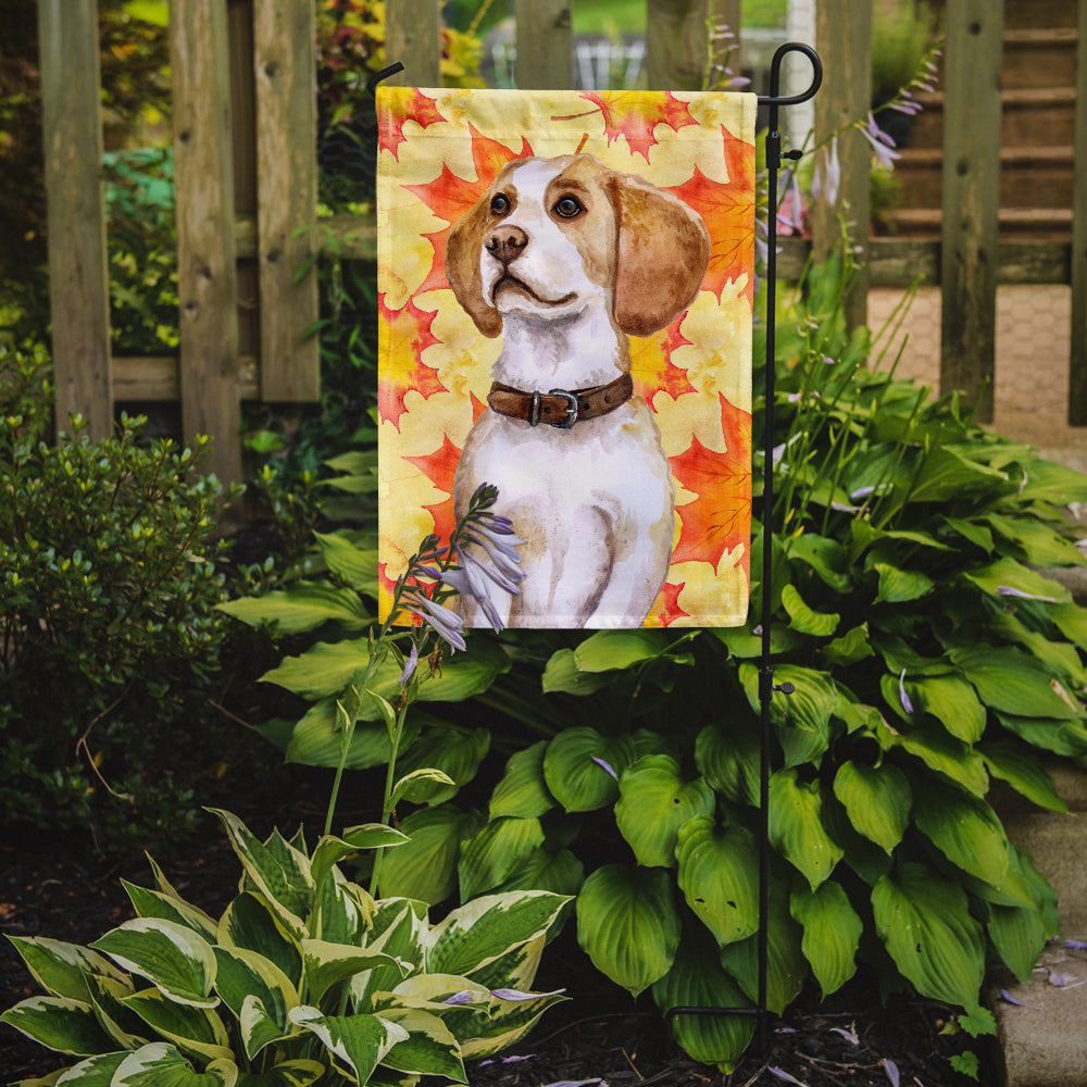 Caroline's Treasures Beagle Fall Garden Flag - Outdoor Decorative Yard Flag BB9947GF