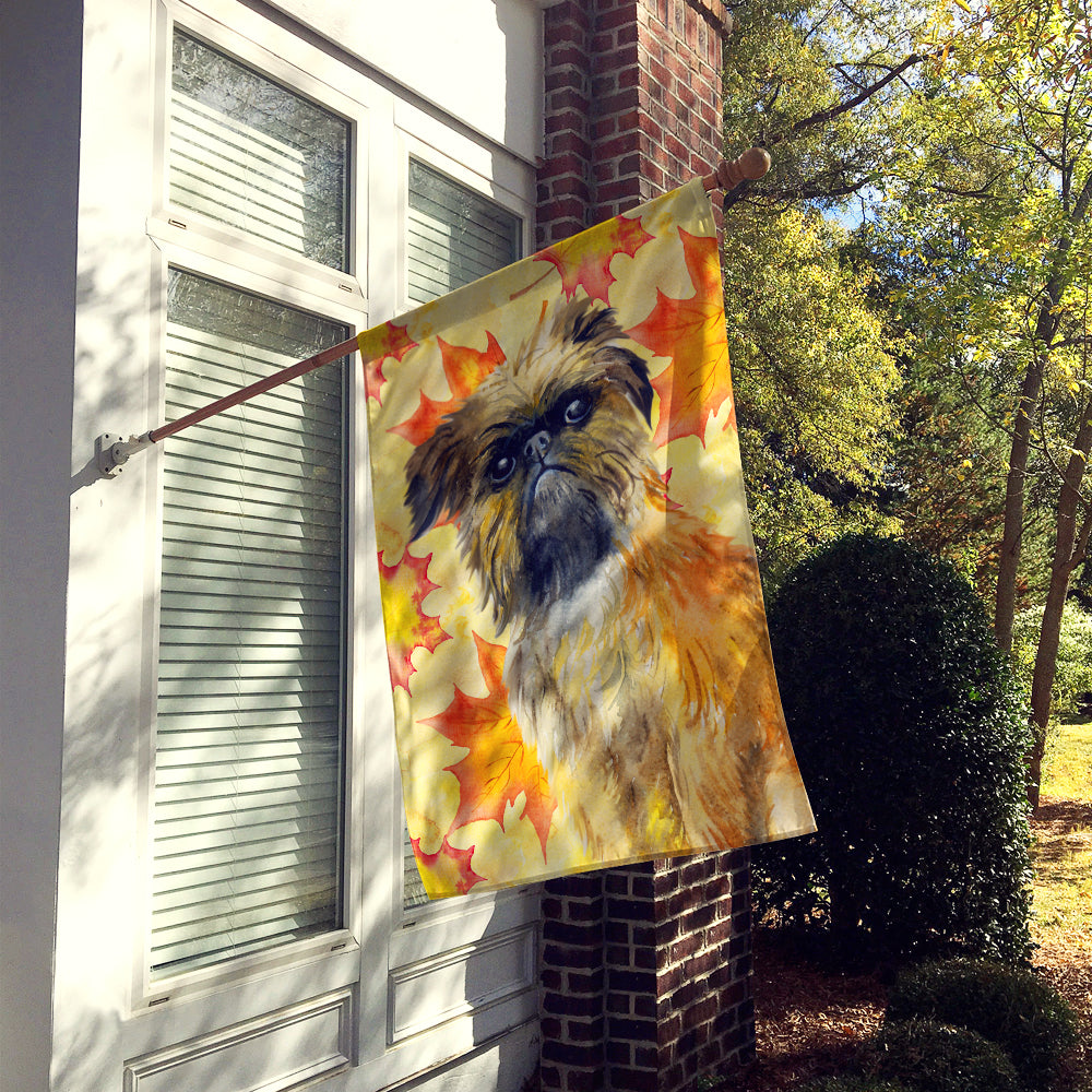 Brussels Griffon Fall Flag Canvas House Size BB9948CHF