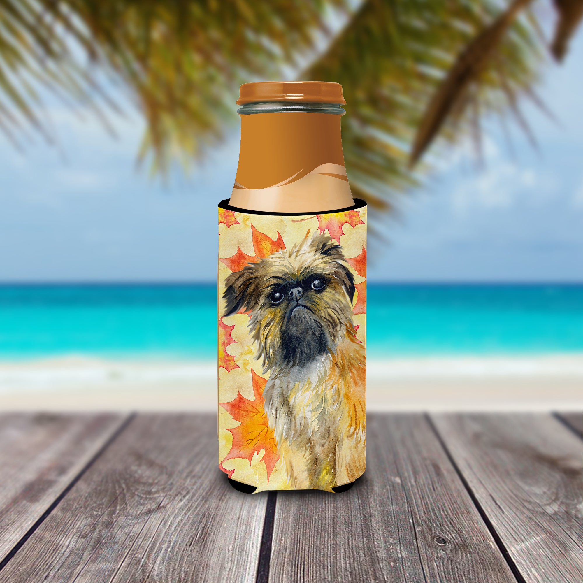 Brussels Griffon Fall  Ultra Hugger for slim cans BB9948MUK  the-store.com.