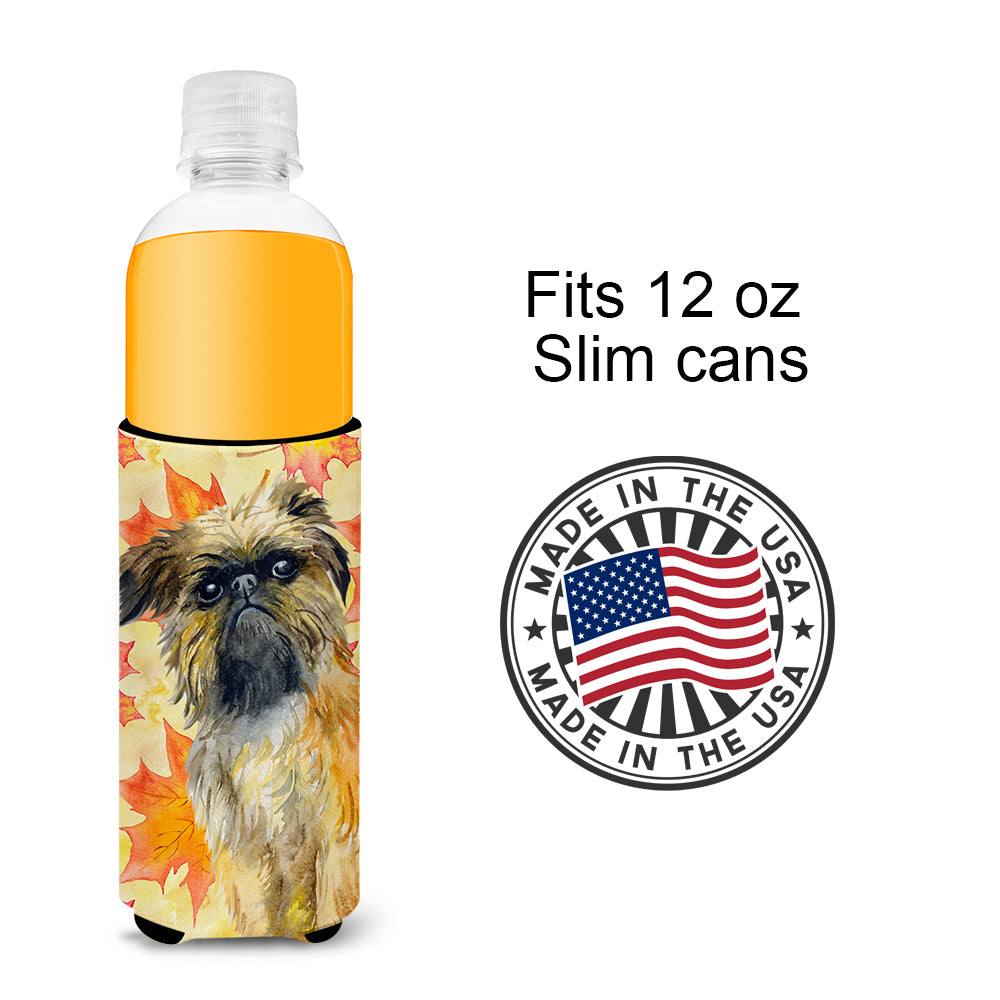 Brussels Griffon Fall  Ultra Hugger for slim cans BB9948MUK  the-store.com.