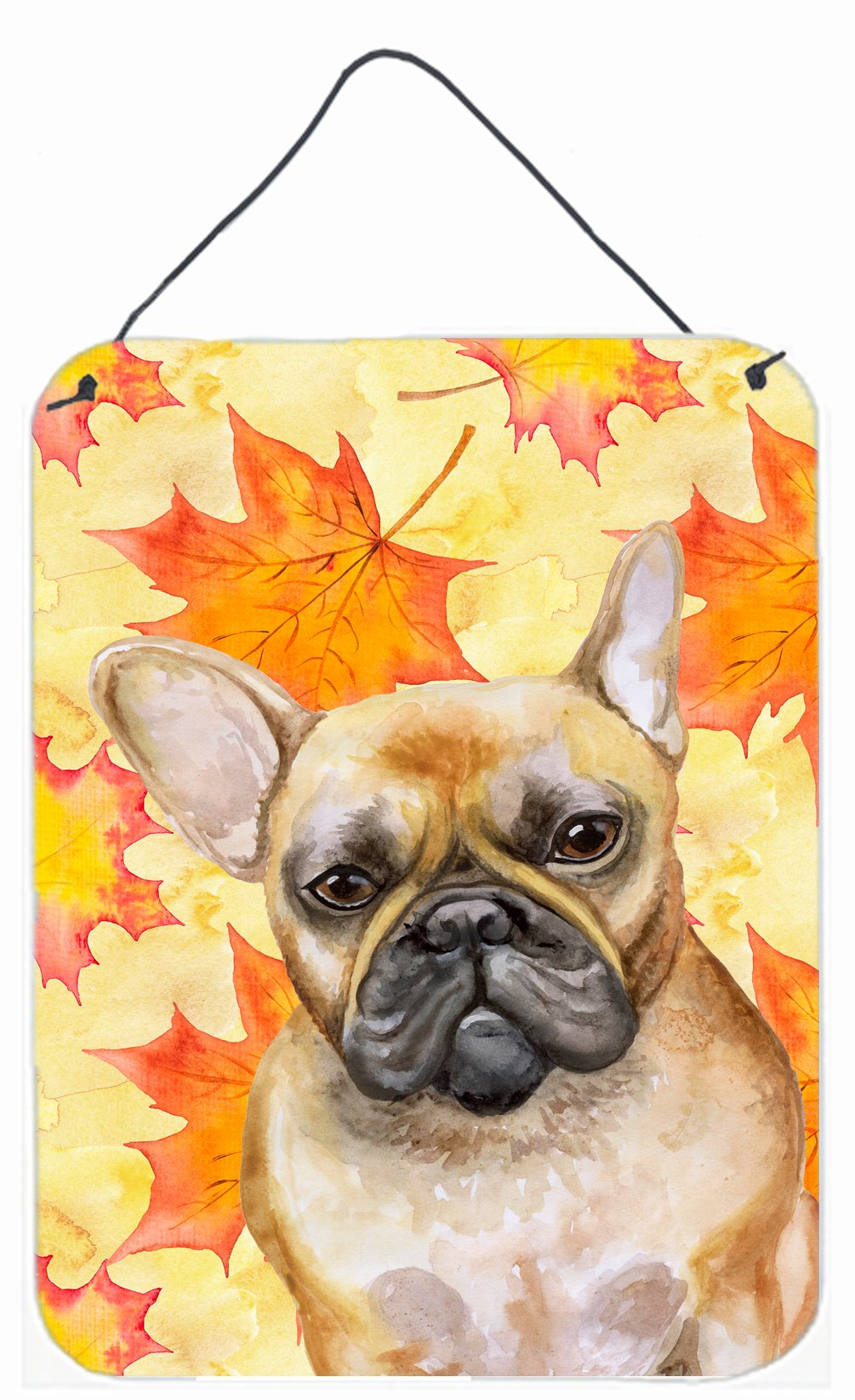 French Bulldog Fall Wall or Door Hanging Prints BB9949DS1216 by Caroline&#39;s Treasures
