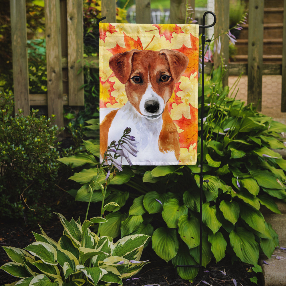 Jack Russell Terrier Fall Flag Garden Size BB9950GF  the-store.com.