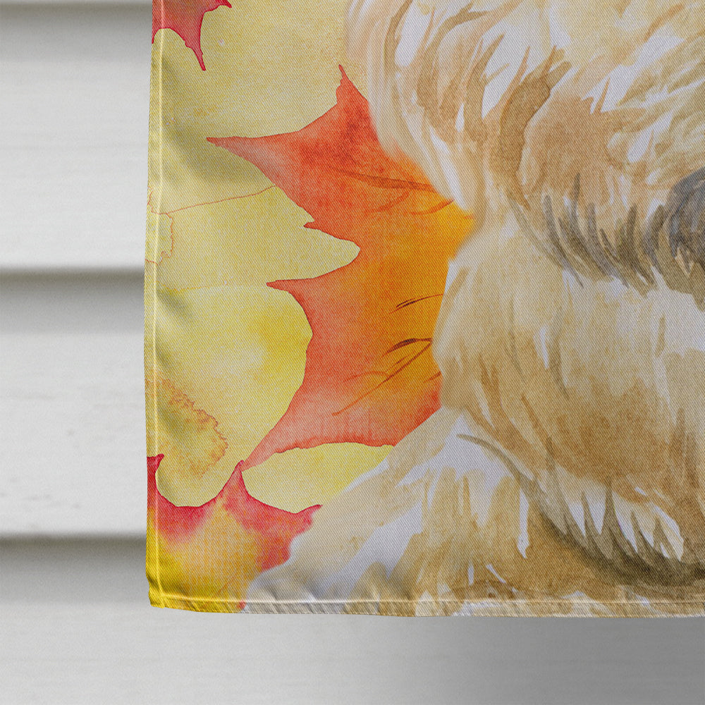 Cairn Terrier Fall Flag Canvas House Size BB9951CHF  the-store.com.