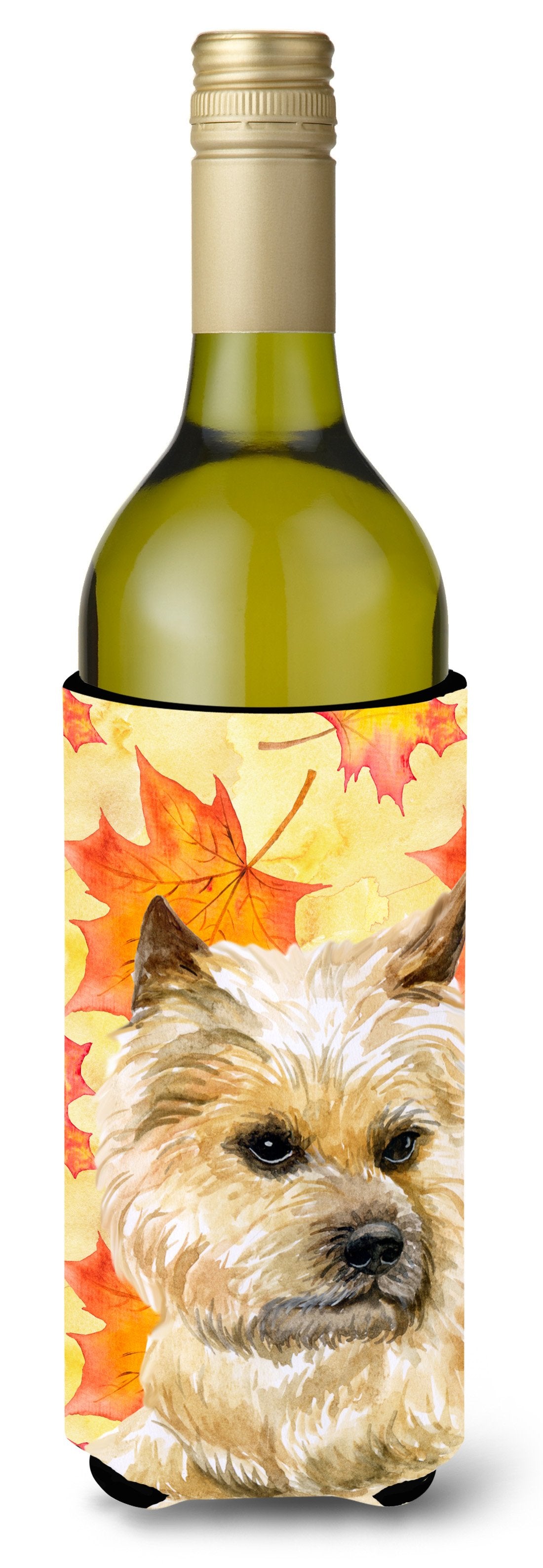 Cairn Terrier Fall Wine Bottle Beverge Insulator Hugger BB9951LITERK by Caroline&#39;s Treasures