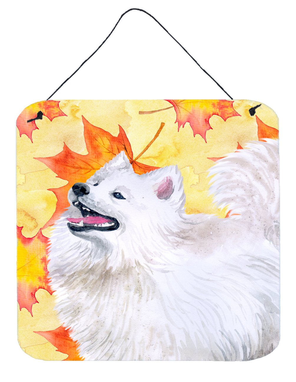 Samoyed Fall Wall or Door Hanging Prints BB9952DS66 by Caroline&#39;s Treasures