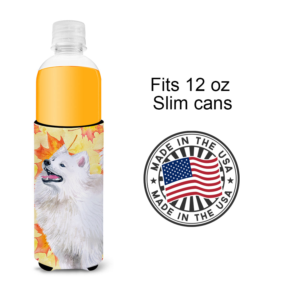 Samoyed Fall  Ultra Hugger for slim cans BB9952MUK  the-store.com.