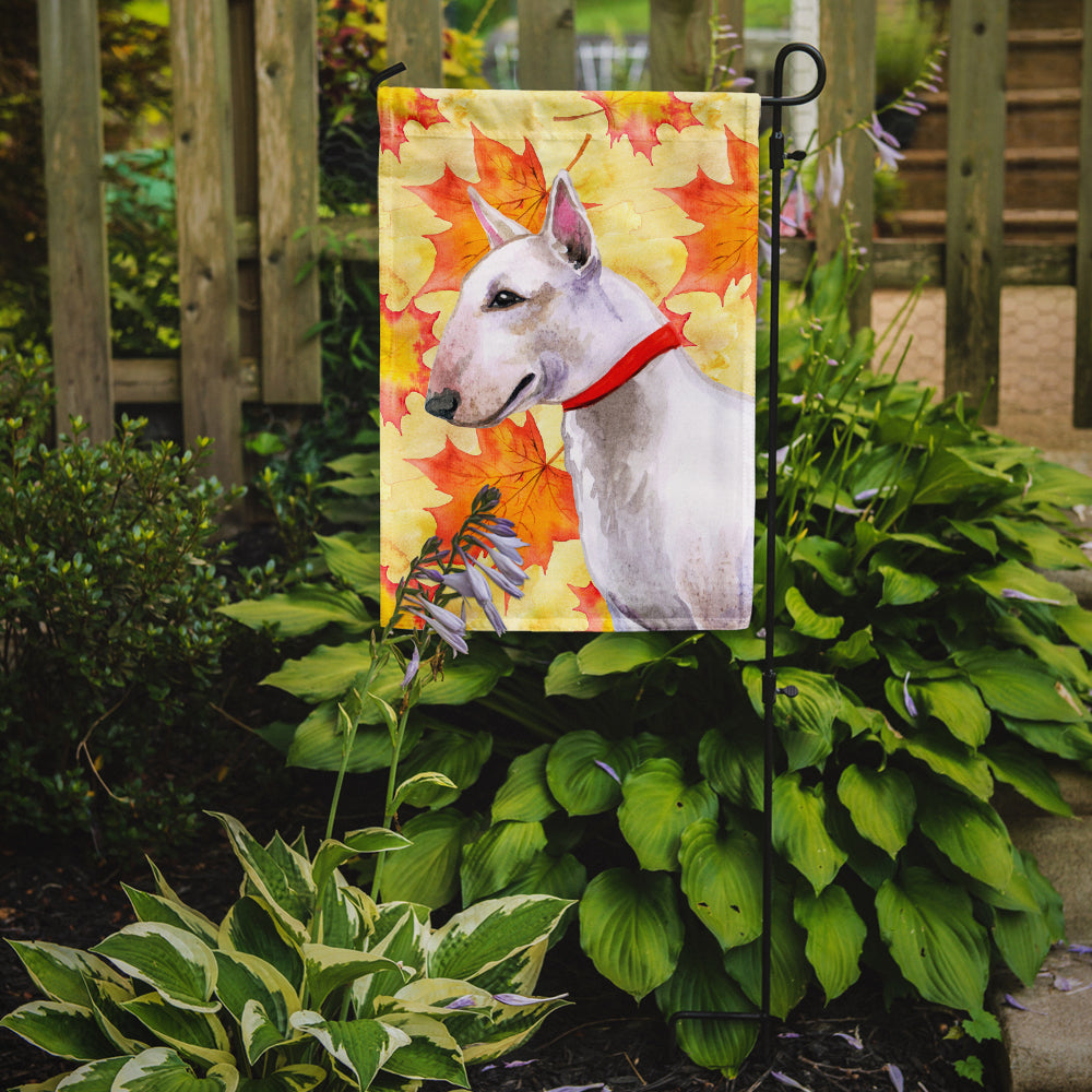 Bull Terrier Fall Flag Garden Size BB9954GF
