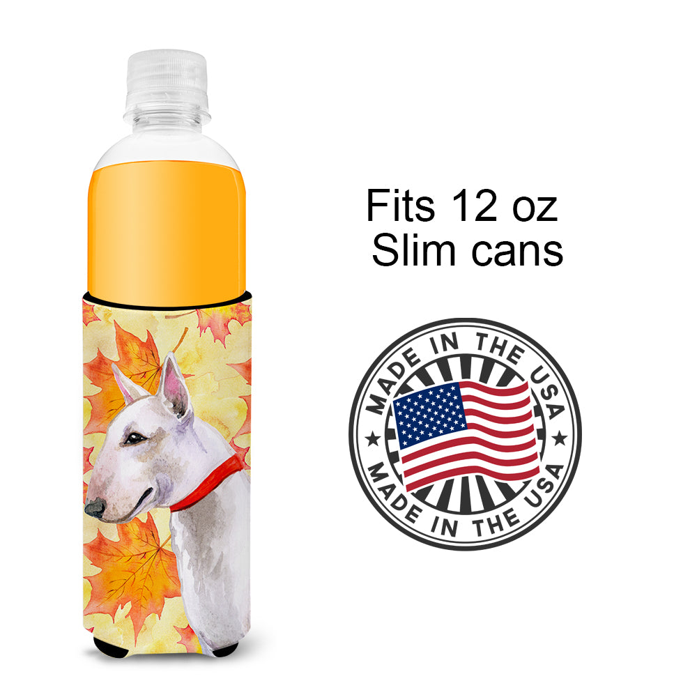 Bull Terrier Fall  Ultra Hugger for slim cans BB9954MUK  the-store.com.