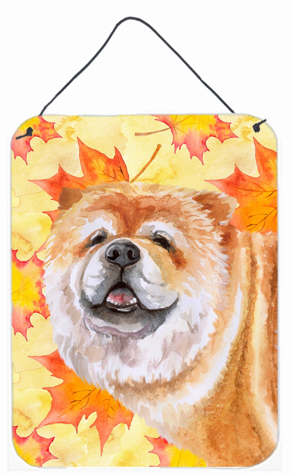 Chow Chow Fall Wall or Door Hanging Prints BB9956DS1216 by Caroline's Treasures