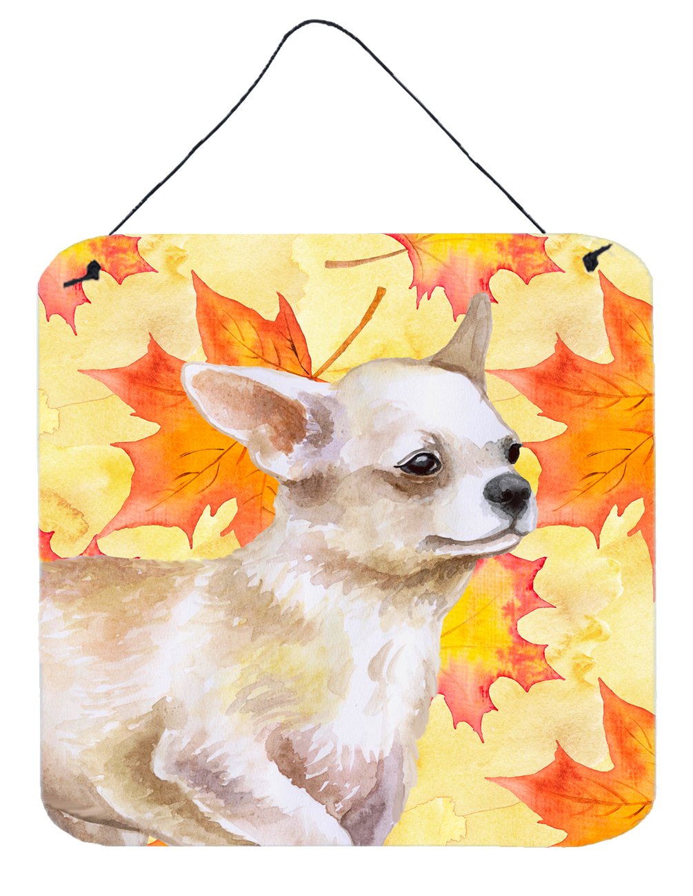 Chihuahua Leg up Fall Wall or Door Hanging Prints BB9958DS66 by Caroline&#39;s Treasures