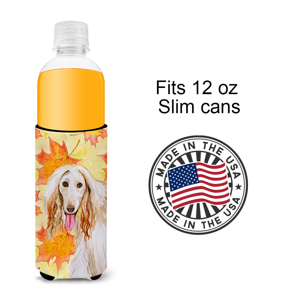 Afghan Hound Fall  Ultra Hugger for slim cans BB9963MUK  the-store.com.