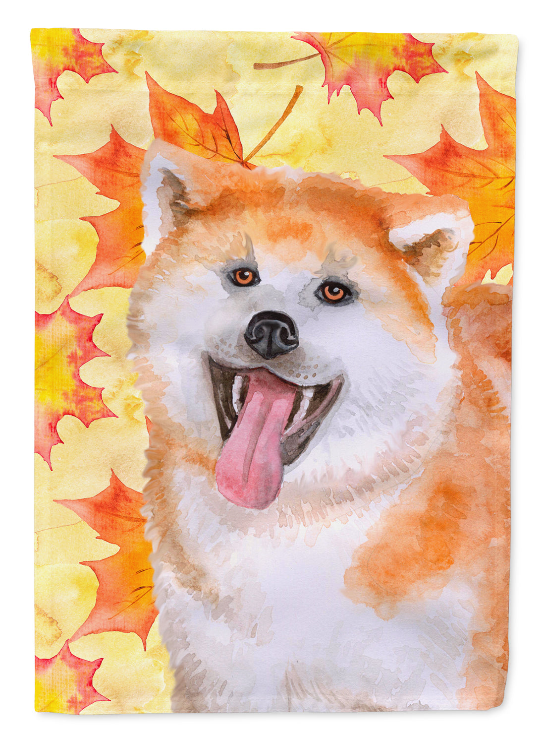 Akita Fall Flag Canvas House Size BB9964CHF  the-store.com.