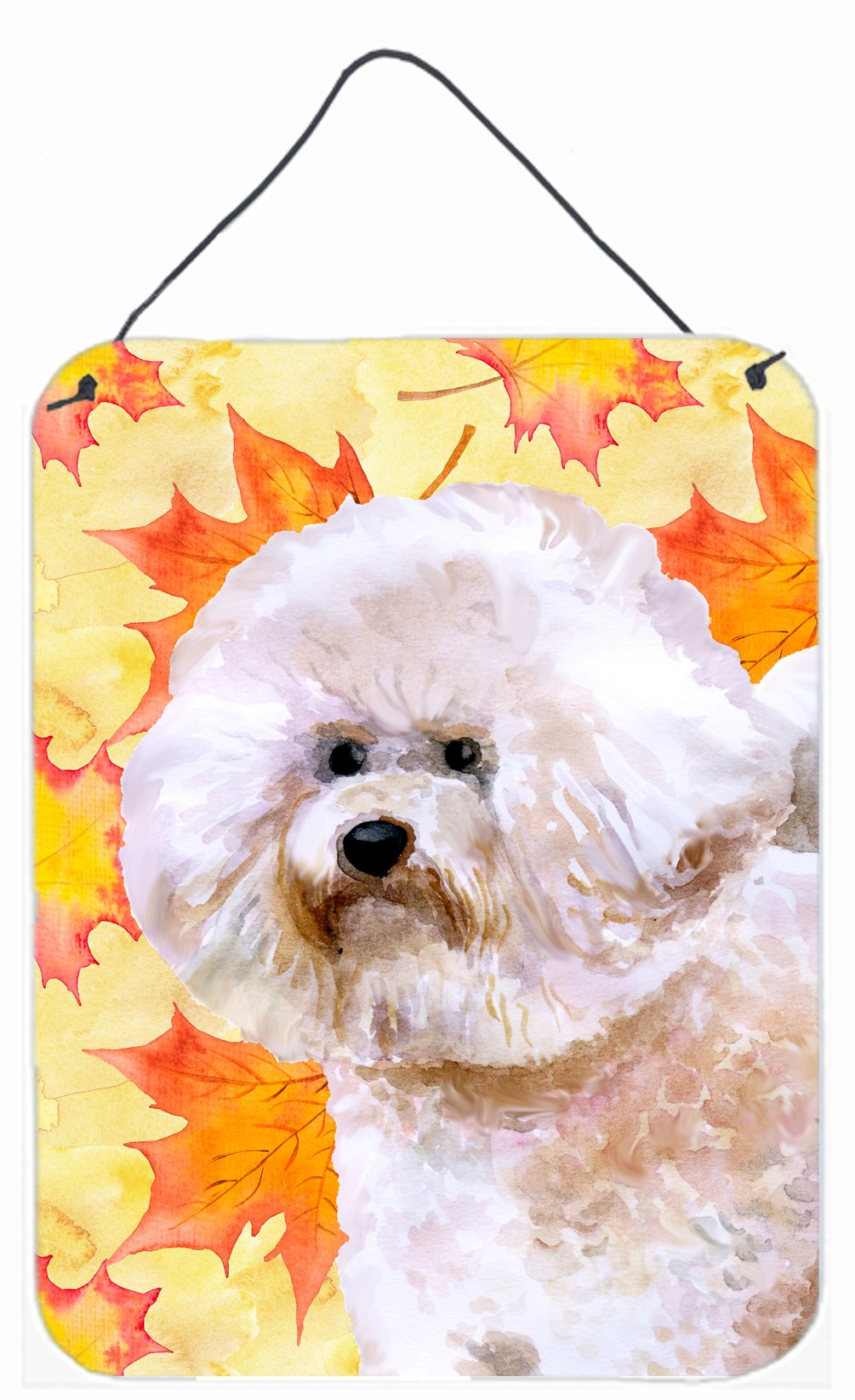 Bichon Frise #2 Fall Wall or Door Hanging Prints BB9966DS1216 by Caroline's Treasures