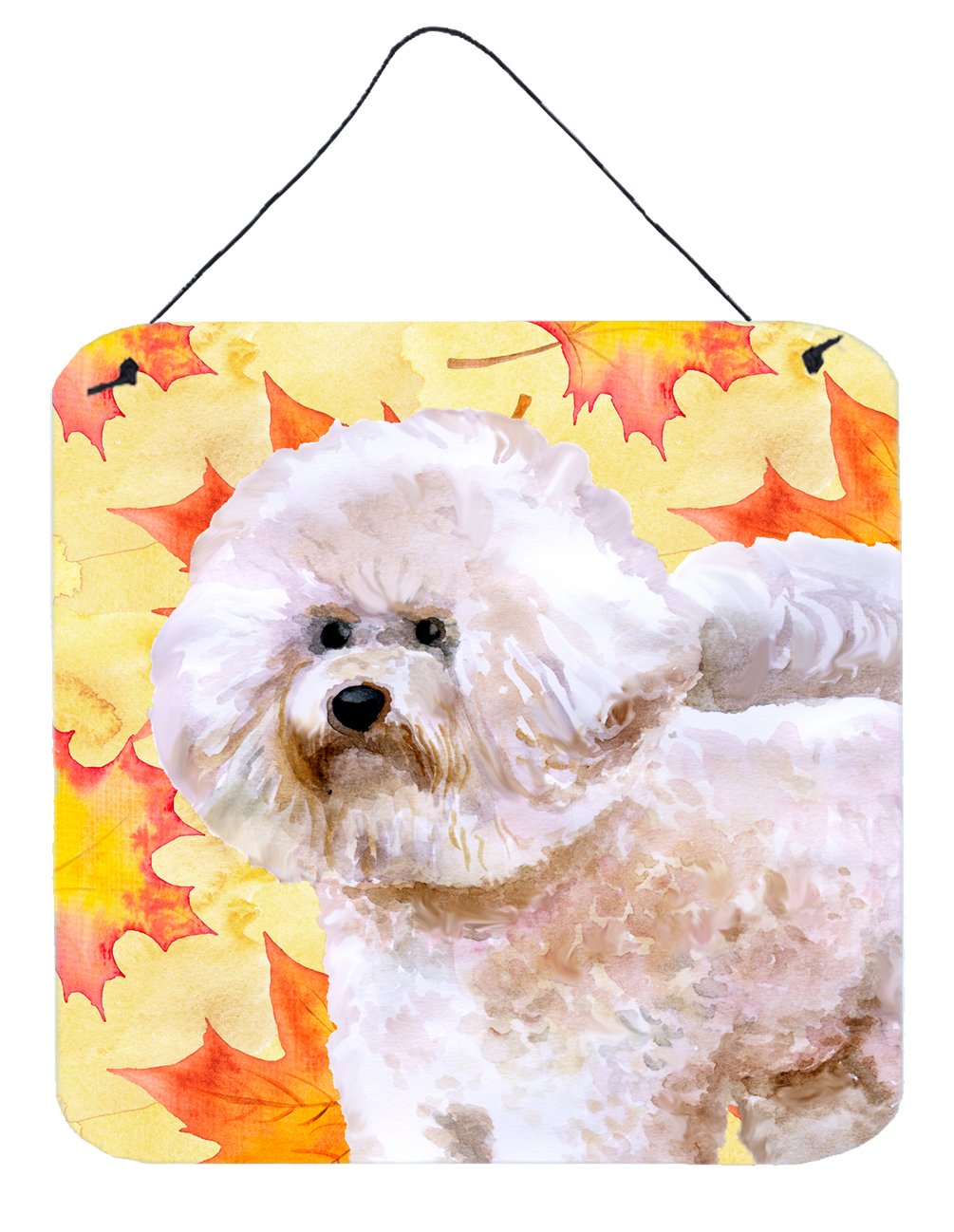 Bichon Frise #2 Fall Wall or Door Hanging Prints BB9966DS66 by Caroline&#39;s Treasures