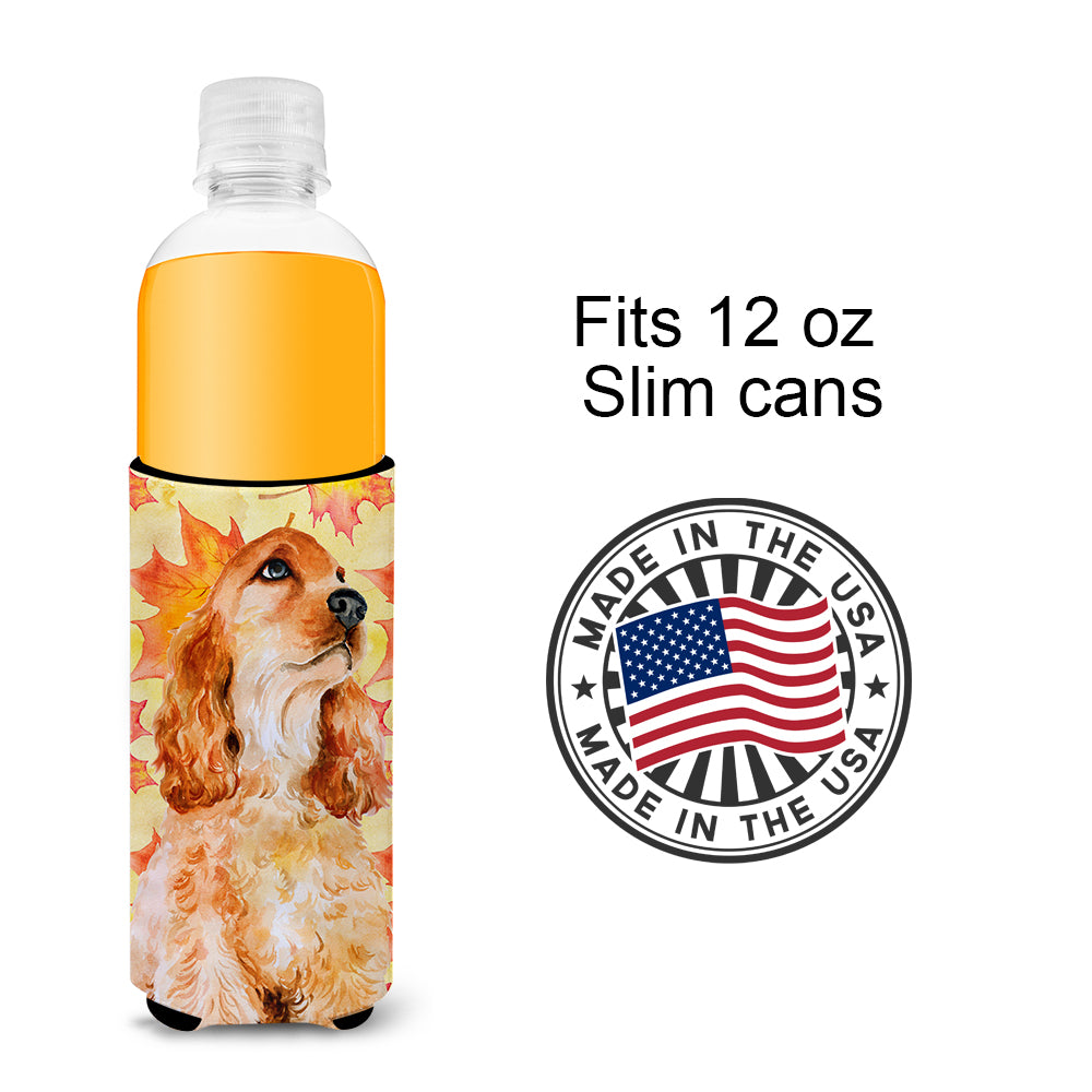 Cocker Spaniel Fall  Ultra Hugger for slim cans BB9967MUK