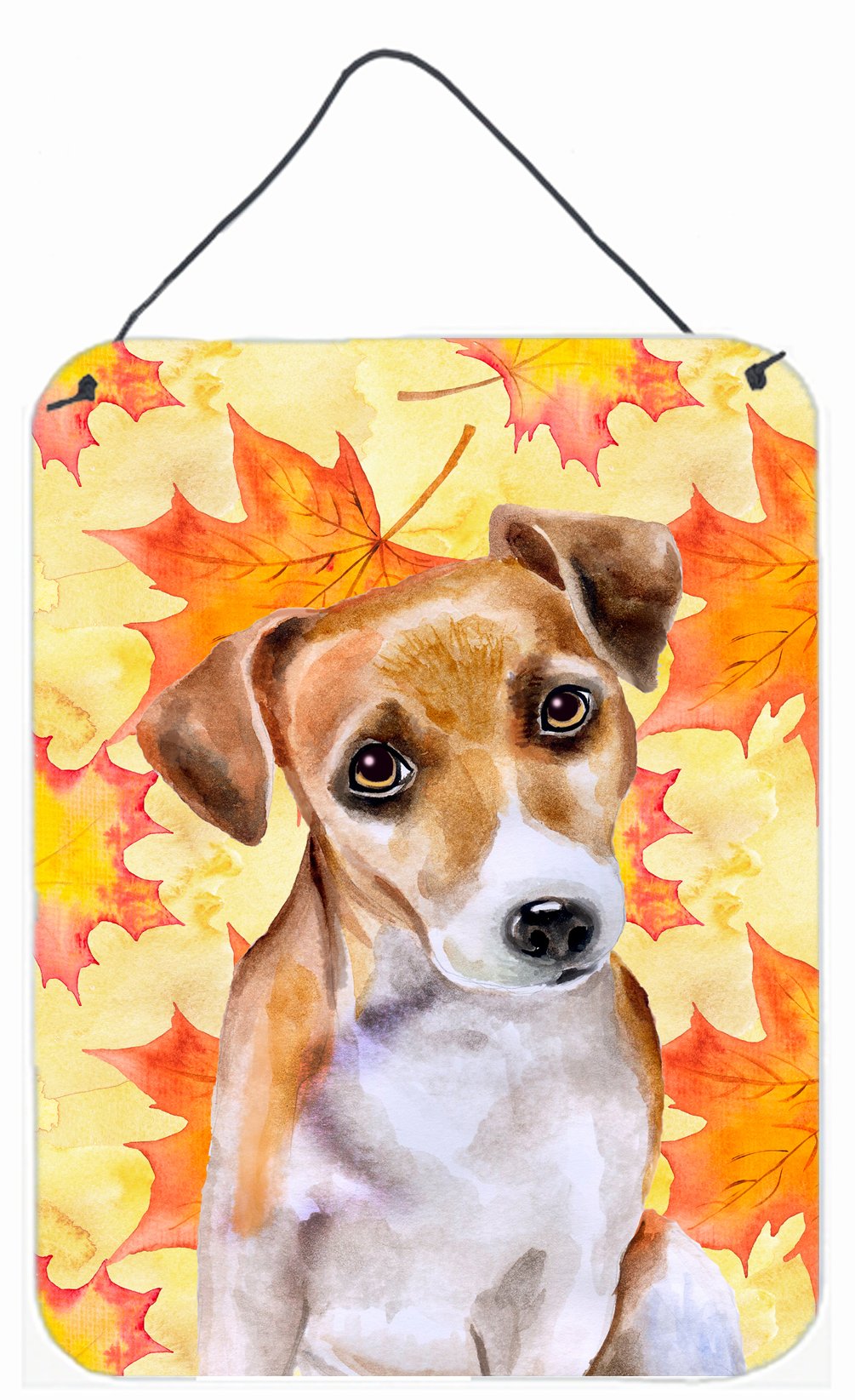 Jack Russell Terrier #2 Fall Wall or Door Hanging Prints BB9974DS1216 by Caroline&#39;s Treasures