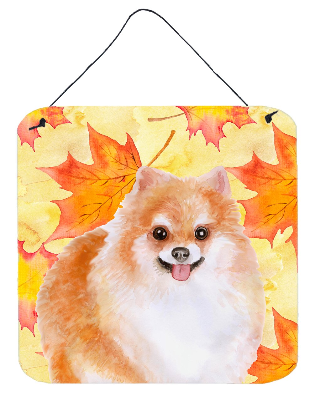 Pomeranian #2 Fall Wall or Door Hanging Prints BB9977DS66 by Caroline&#39;s Treasures