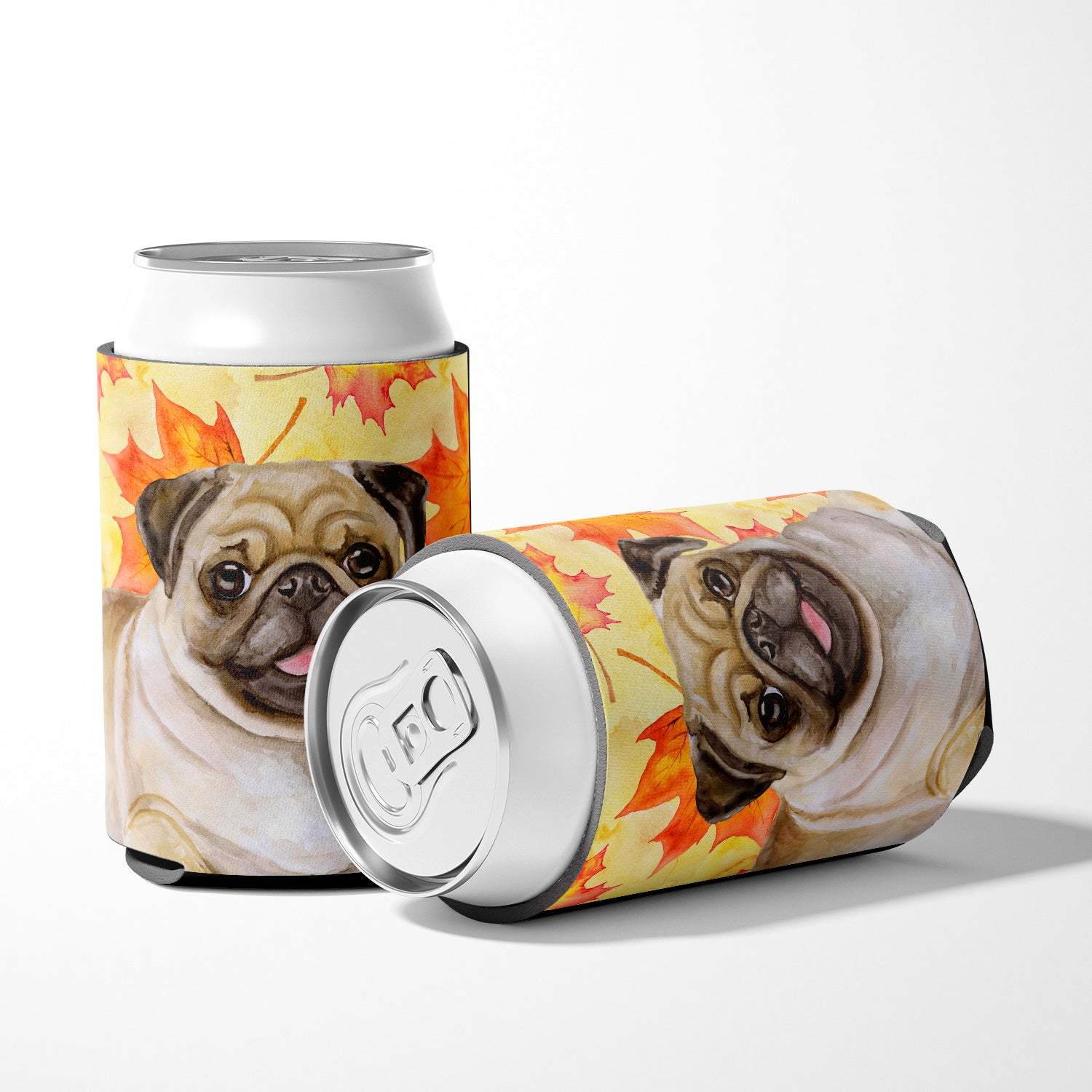 Fawn Pug Fall Can or Bottle Hugger BB9979CC  the-store.com.