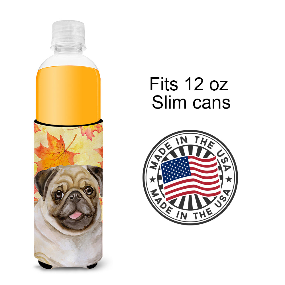 Fawn Pug Fall  Ultra Hugger for slim cans BB9979MUK  the-store.com.
