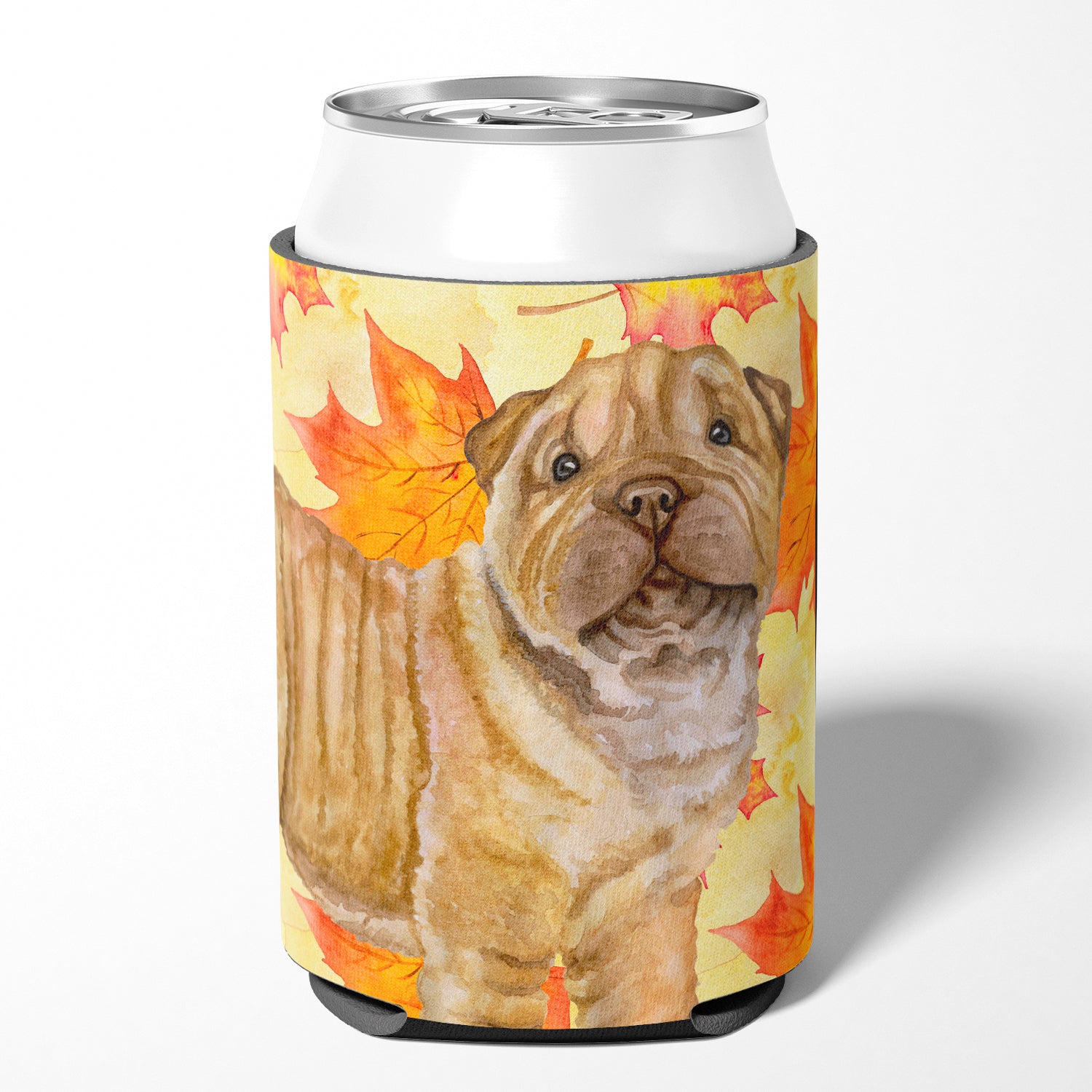 Shar Pei Puppy Fall Can or Bottle Hugger BB9980CC  the-store.com.