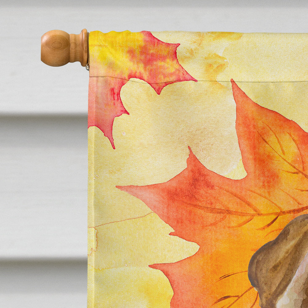 Shar Pei Puppy Fall Flag Canvas House Size BB9980CHF  the-store.com.