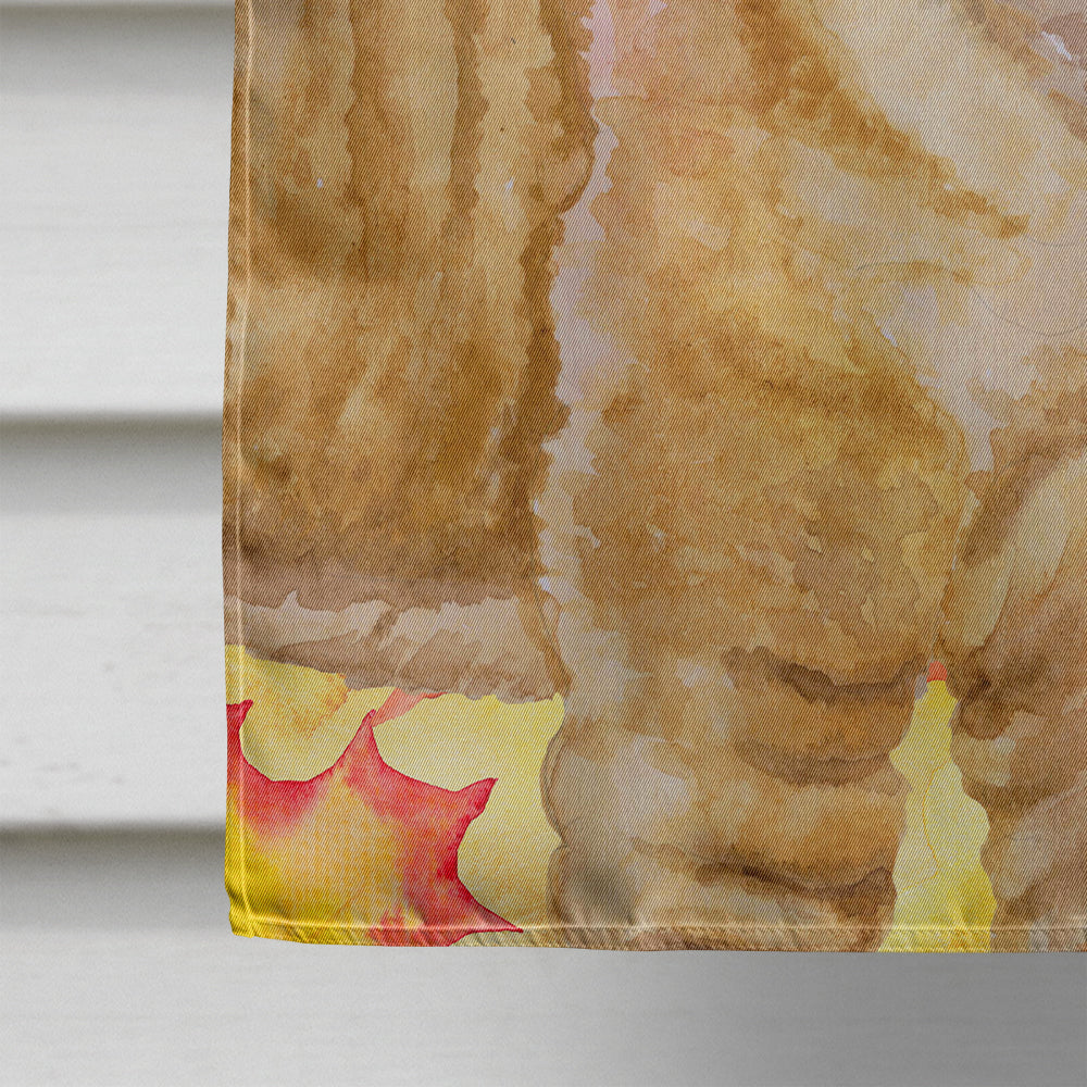 Shar Pei Puppy Fall Flag Canvas House Size BB9980CHF