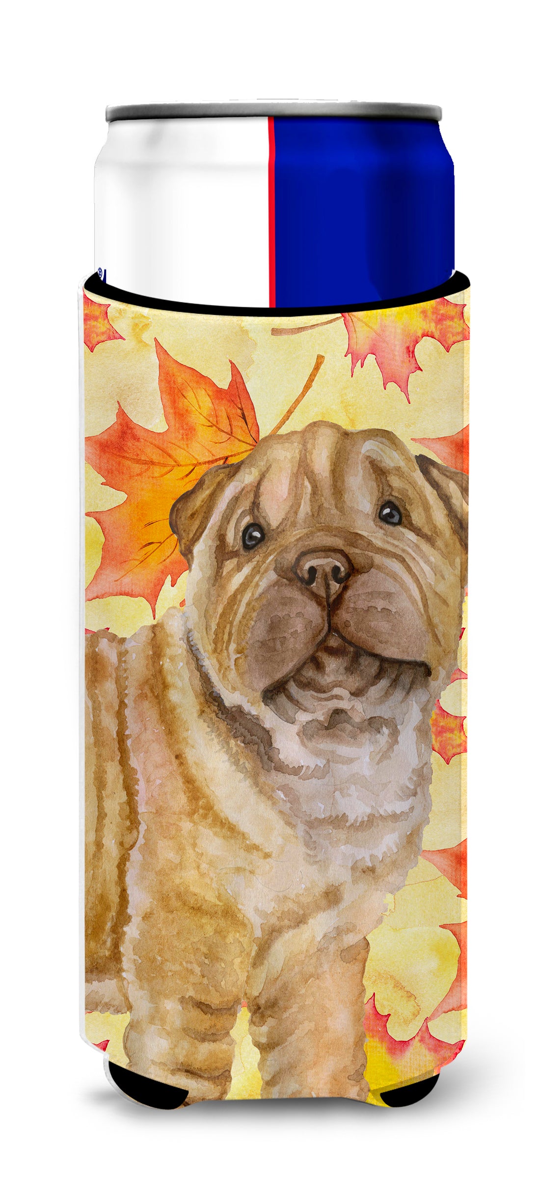 Shar Pei Puppy Fall  Ultra Hugger for slim cans BB9980MUK  the-store.com.