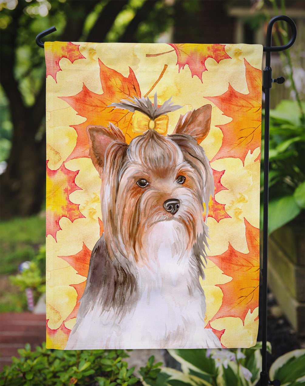 Yorkshire Terrier #2 Fall Flag Garden Size BB9984GF  the-store.com.