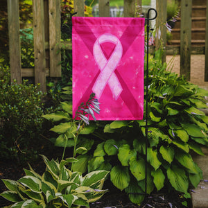 Breast Cancer Battle Flag  Flag Garden Size