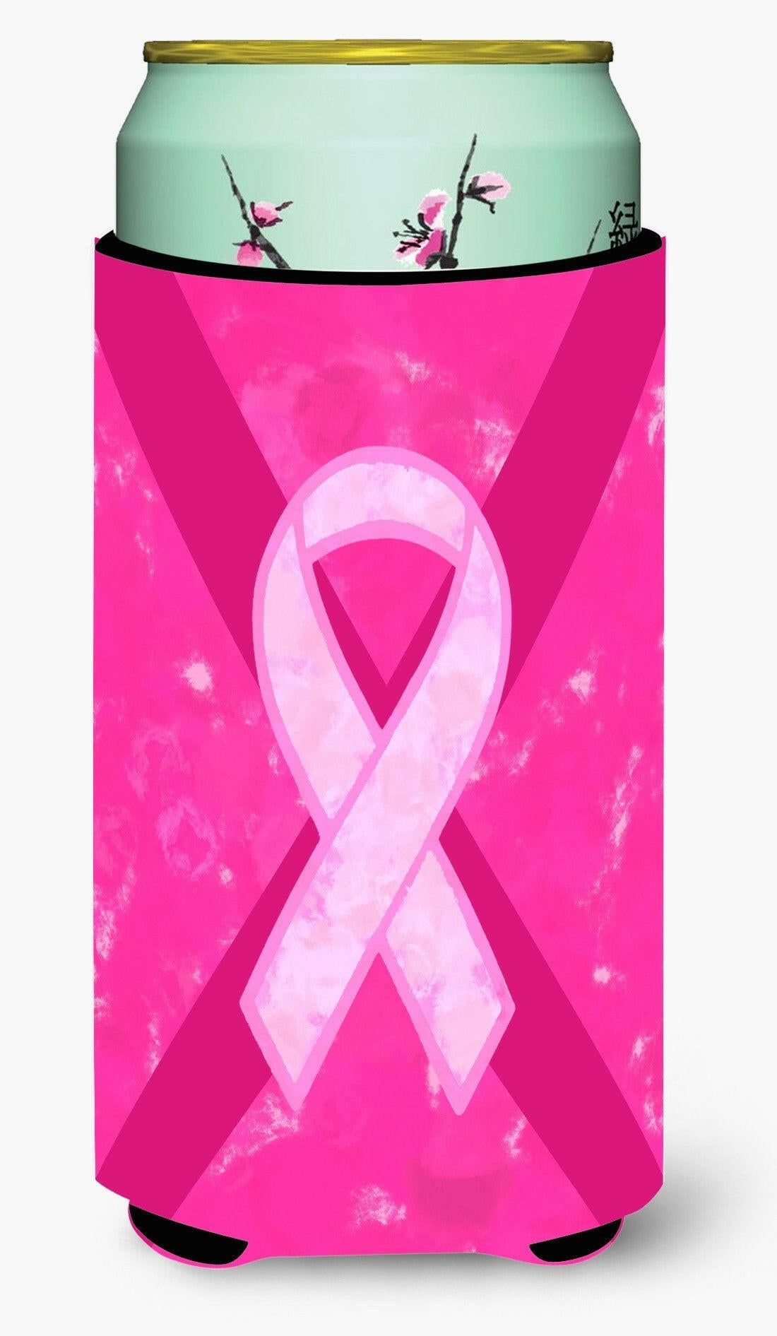 Breast Cancer Battle Flag  Tall Boy Beverage Insulator Beverage Insulator Hugger by Caroline&#39;s Treasures