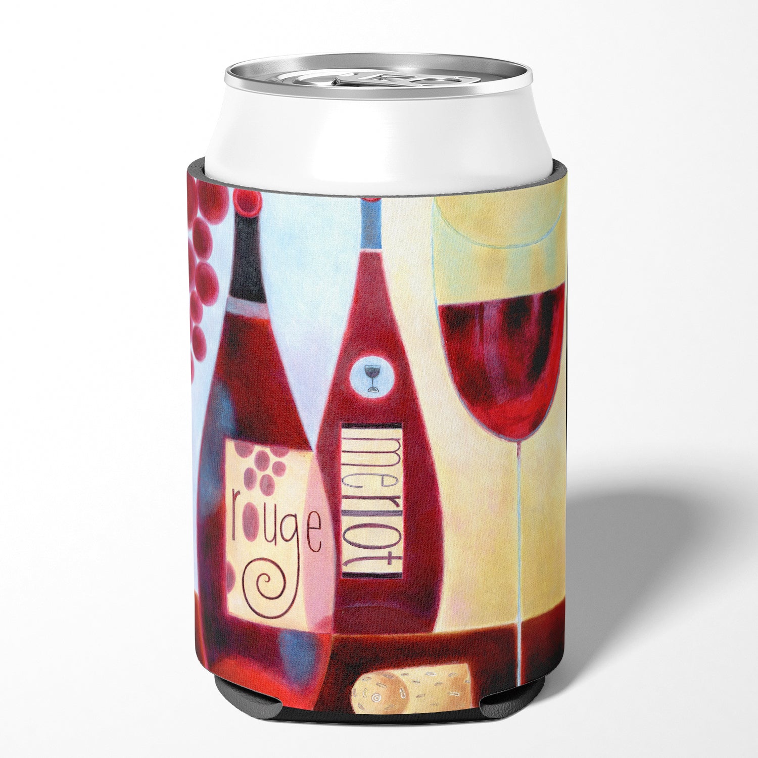 Wine Collection Rouge by Cathy Brear Can or Bottle Hugger BCBR0069CC.