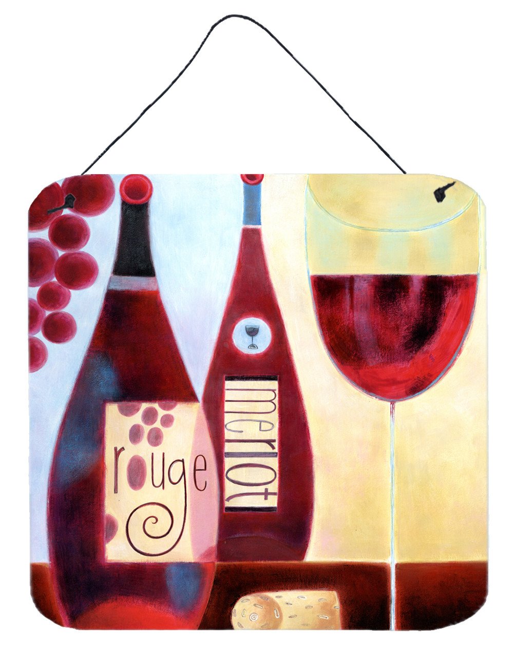 Wine Collection Rouge by Cathy Brear Wall or Door Hanging Prints BCBR0069DS66 by Caroline&#39;s Treasures