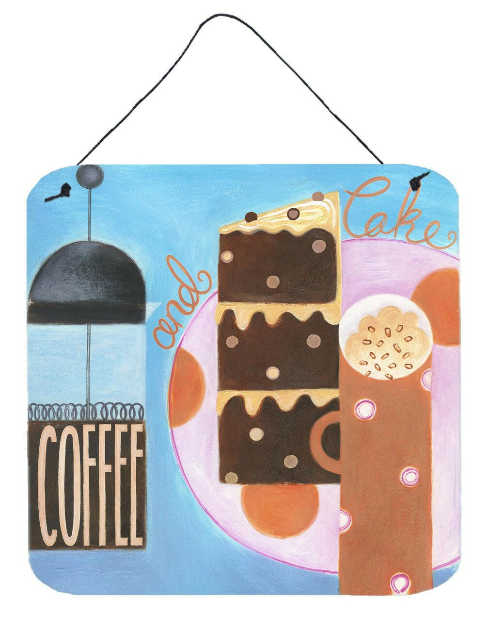 Kitchen Collection Coffee and Cake Wall or Door Hanging Prints BCBR0116DS66 by Caroline&#39;s Treasures