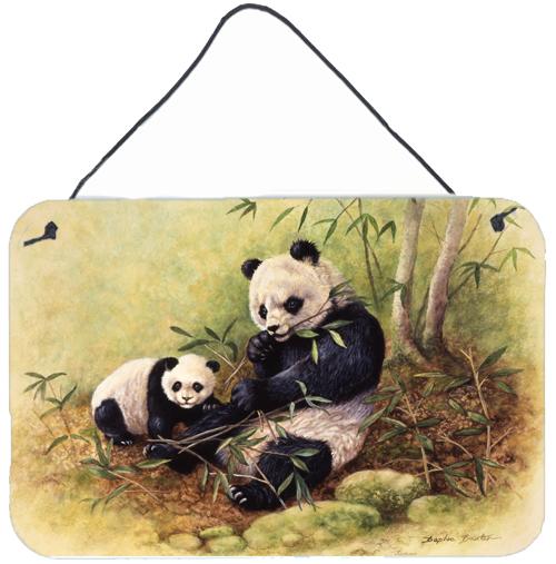 Panda Bears by Daphne Baxter Wall or Door Hanging Prints by Caroline&#39;s Treasures