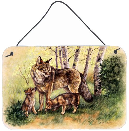 Wolf Wolves by Daphne Baxter Wall or Door Hanging Prints by Caroline&#39;s Treasures