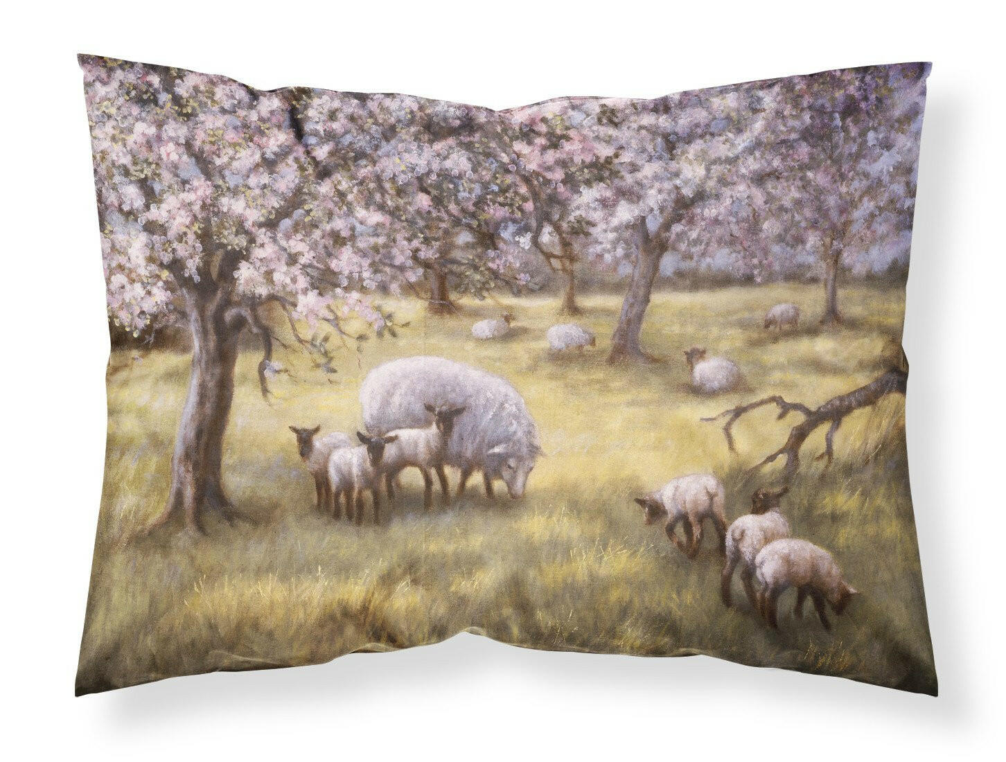 Sheep by Daphne Baxter Fabric Standard Pillowcase BDBA0133PILLOWCASE by Caroline's Treasures