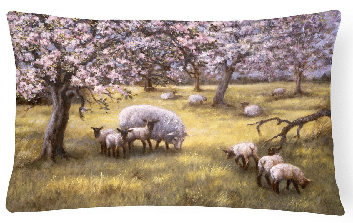 Sheep by Daphne Baxter Fabric Decorative Pillow BDBA0133PW1216 by Caroline&#39;s Treasures
