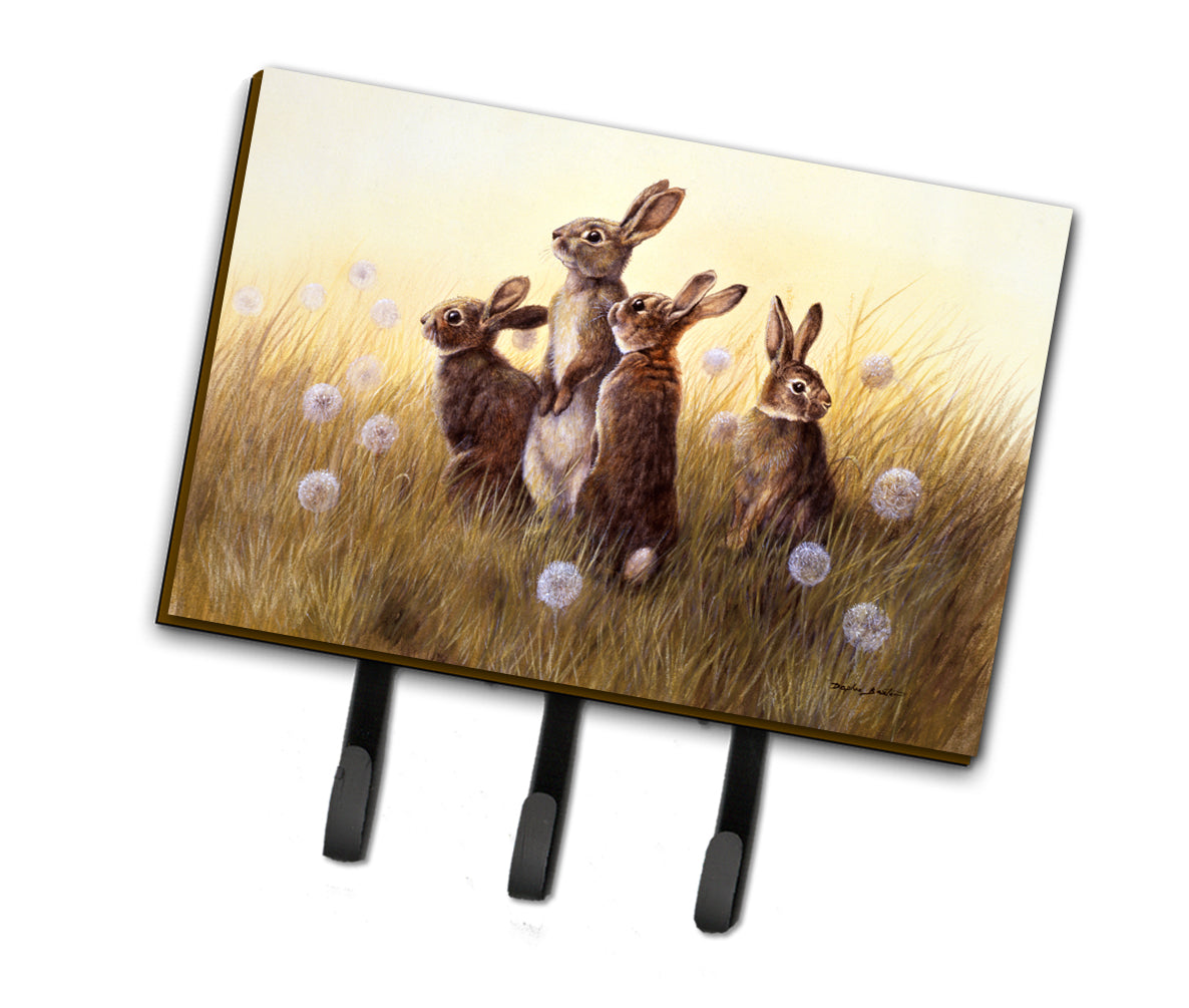Rabbits in the Dandelions Leash or Key Holder BDBA0144TH68  the-store.com.