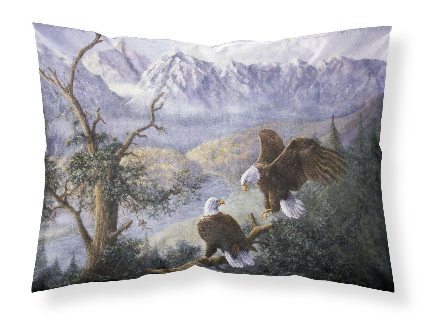 Eagles by Daphne Baxter Fabric Standard Pillowcase BDBA0153PILLOWCASE by Caroline's Treasures