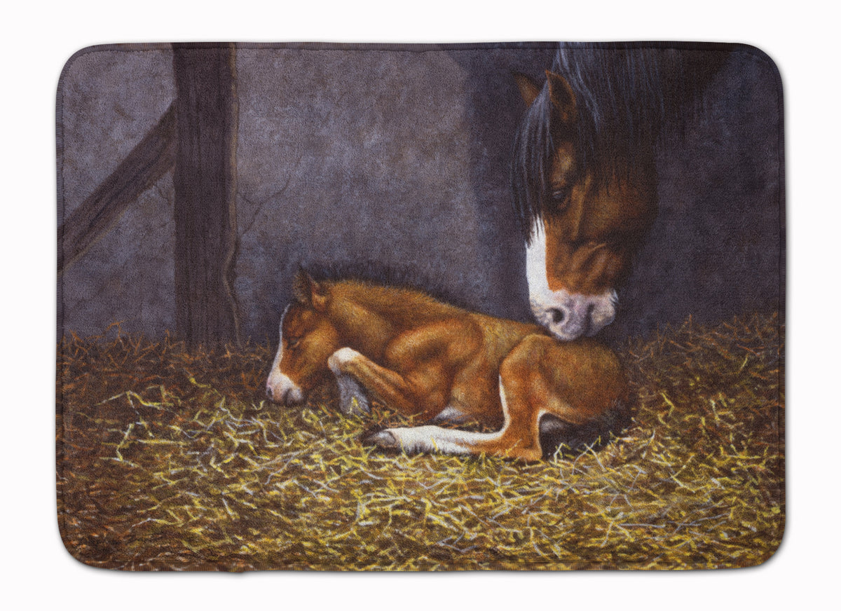 Horse and Her Foal Machine Washable Memory Foam Mat BDBA0207RUG - the-store.com