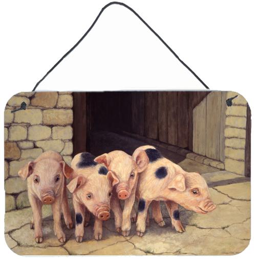 Pigs Piglets by Daphne Baxter Wall or Door Hanging Prints by Caroline&#39;s Treasures